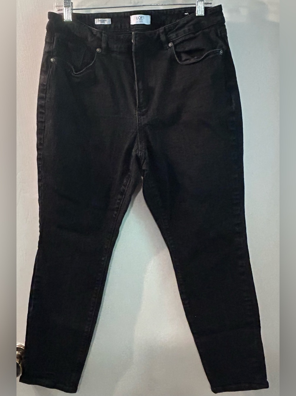 LOFT Black Skinny Women's Jeans Size 12 P Curvy Skinny